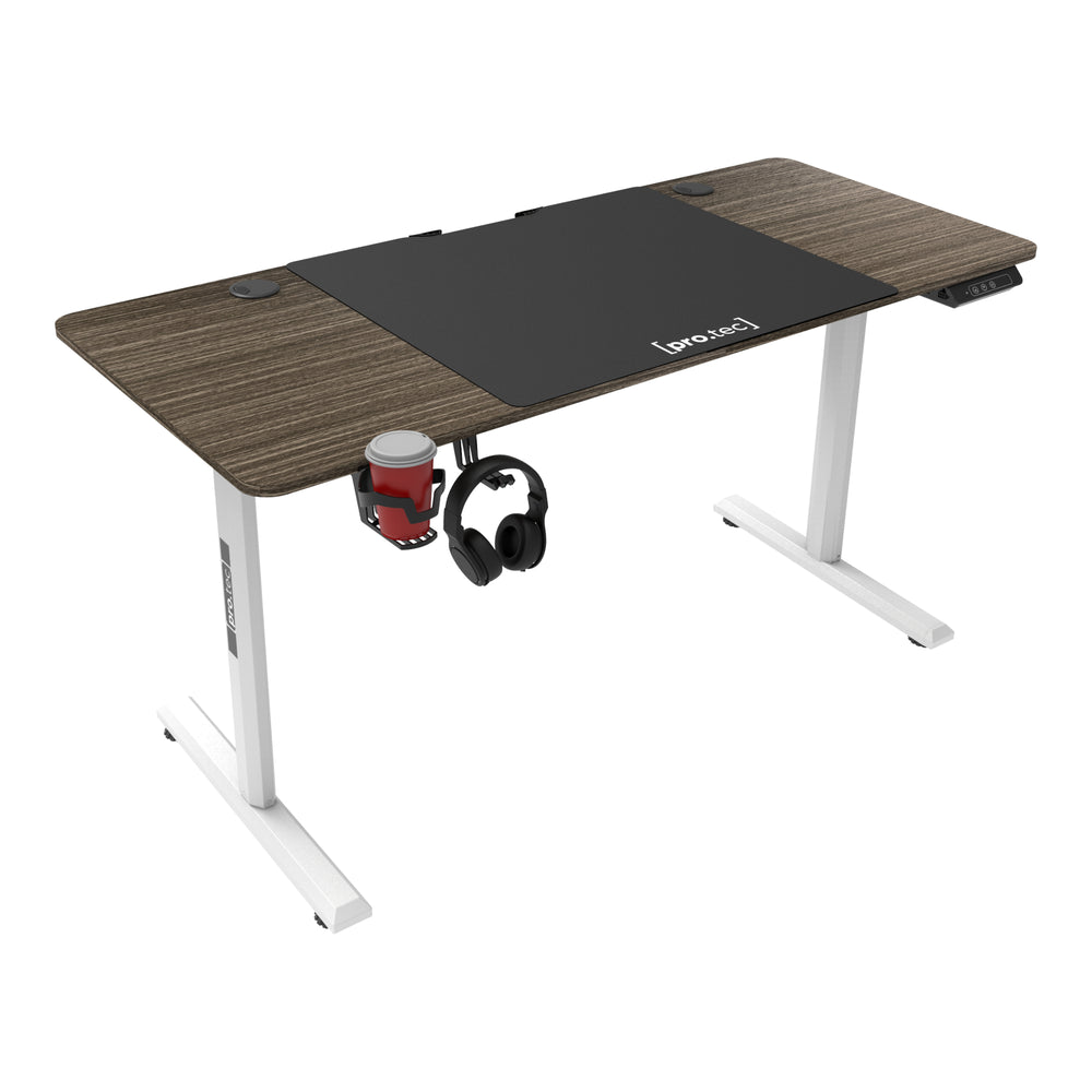 Table réglable en hauteur Hayward 140x60 cm en différentes couleurs [pro.tec] - premiumXL