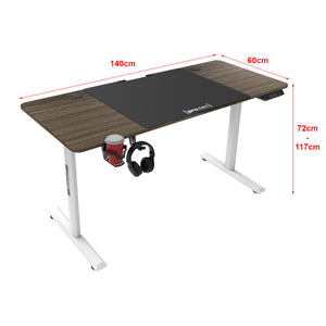Scrivania 'Hayward' Regolabile in Altezza con Sollevamento Elettrico - Vari Colori - pro.tec