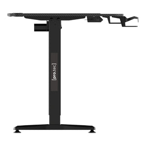 Bureau électrique Oxnard à hauteur réglable 73 - 118 cm en forme de L [pro.tec]