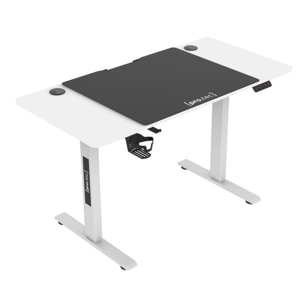 Bureau électrique à hauteur réglable Stryn assis debout rectangulaire [pro.tec]