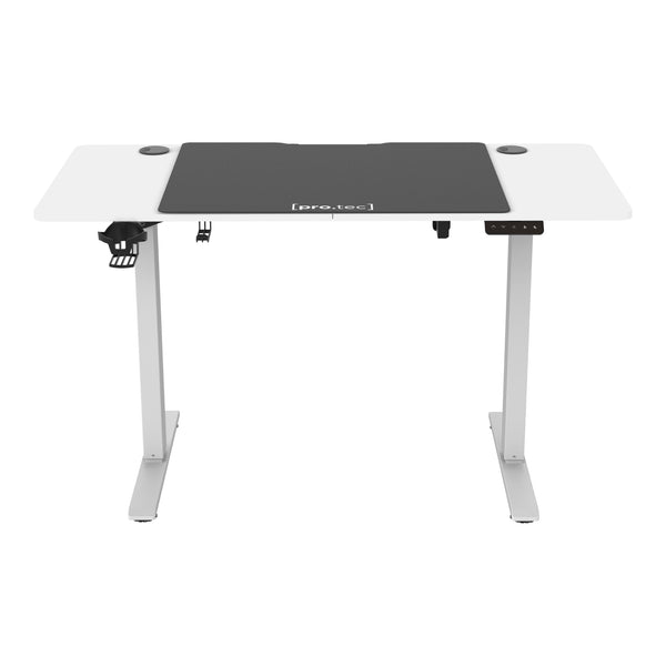 Bureau électrique à hauteur réglable Stryn assis debout rectangulaire [pro.tec]