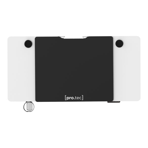 Bureau électrique à hauteur réglable Stryn assis debout rectangulaire [pro.tec]