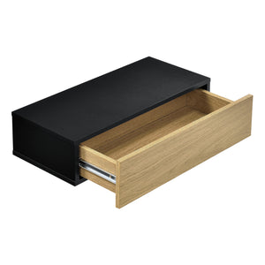 Set di 2 Mensole da Parete con Cassetto Integrato 50x24x12 cm [en.casa]