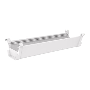 Canalina passacavi Skegness 55x18x12 cm bianco [pro.tec] - premiumXL