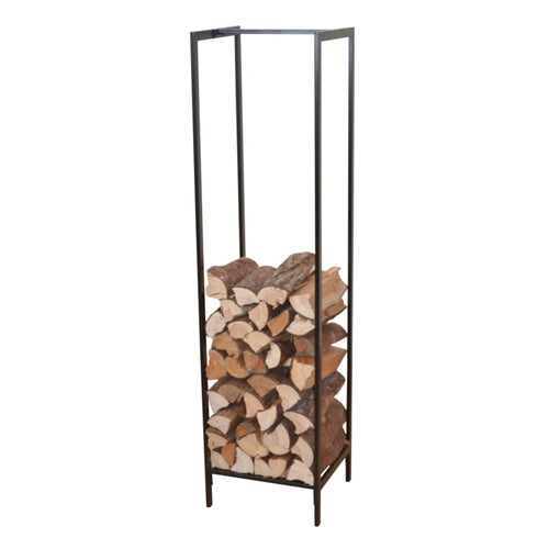 Portalegna Taarbæk 140x35x35cm Nero [en.casa] - premiumXL
