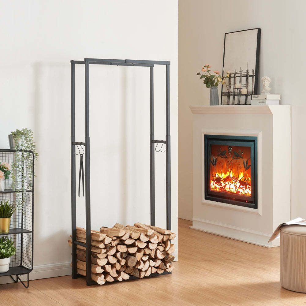 Range-bûches Kasan à taille réglable [en.casa] - premiumXL