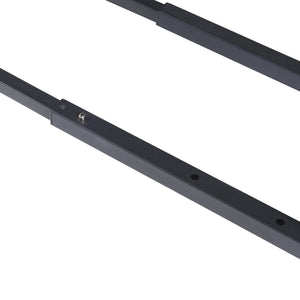 Portalegna Kasan Struttura Regolabile in Acciaio Nero [en.casa] 