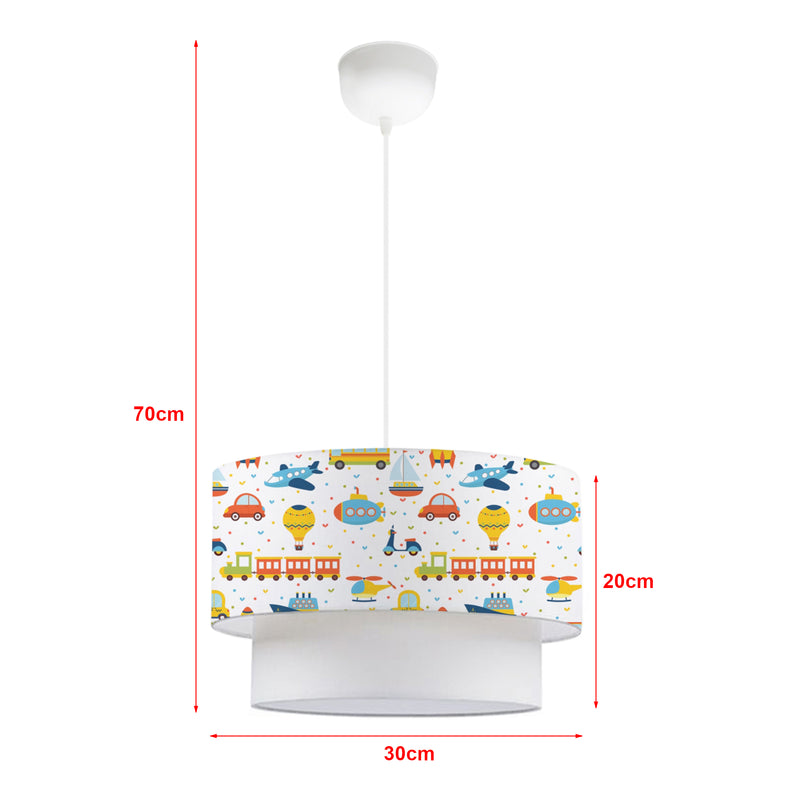 Croquis coté Suspension Lurgan pour enfant [lux.pro]