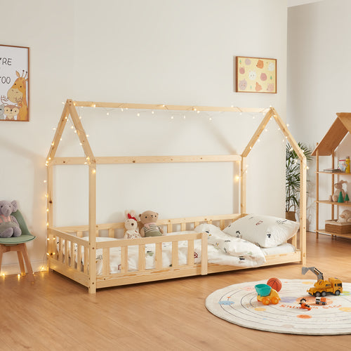 Hausbett Hesel mit Rausfallschutz [en.casa] - premiumXL