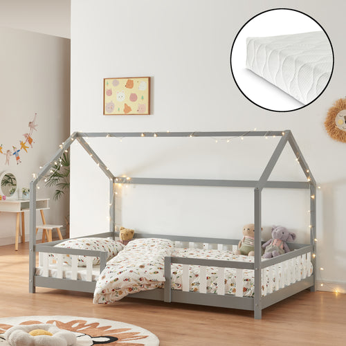 Letto per bambini Sisimiut con materasso [en.casa] - premiumXL