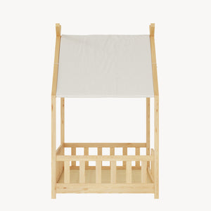 Letto a casa Rila in stile Montessori con protezione anticaduta 90x200 cm [en.casa]