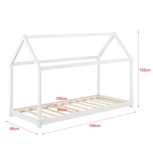 Lit Enfant Design Maison Netstal Pin [en.casa]