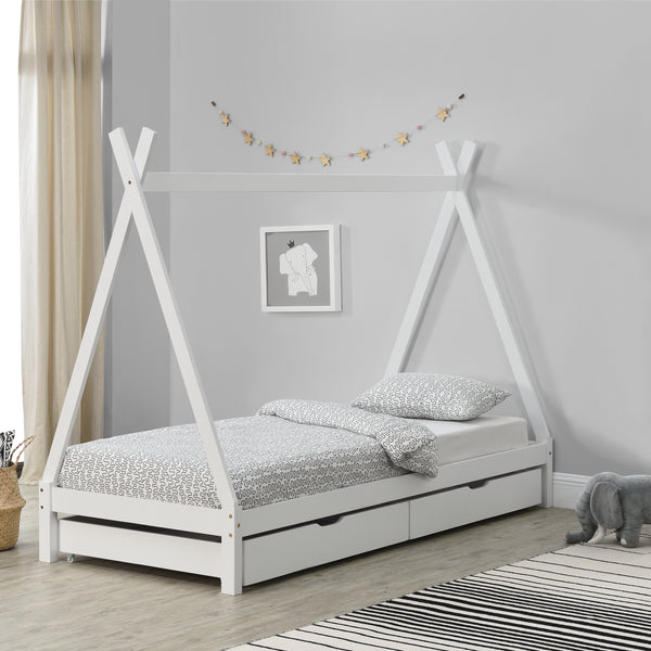 Kinderbett Maine 90x200 cm mit Schubladen [en.casa]