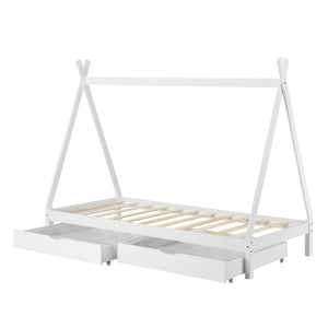Kinderbett Maine 90x200 cm mit Schubladen [en.casa]