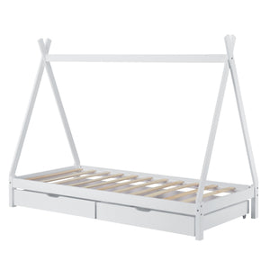 Kinderbett Maine 90x200 cm mit Schubladen [en.casa]