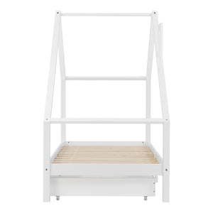 Lit d'Enfant Assling Forme Maison Capacité 100 kg 90 x 200 cm plusieurs couleurs [en.casa]