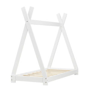 Lit Tipi pour Enfants avec Matelas Orthopédique Onejda Plusieurs Couleurs et Tailles [en.casa]