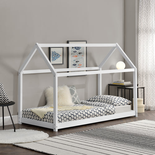 Lit Enfant Design Maison Netstal Pin 90 x 200 cm [en.casa]