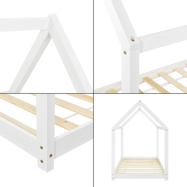 Lit Enfant Design Maison Netstal Pin 90 x 200 cm [en.casa]