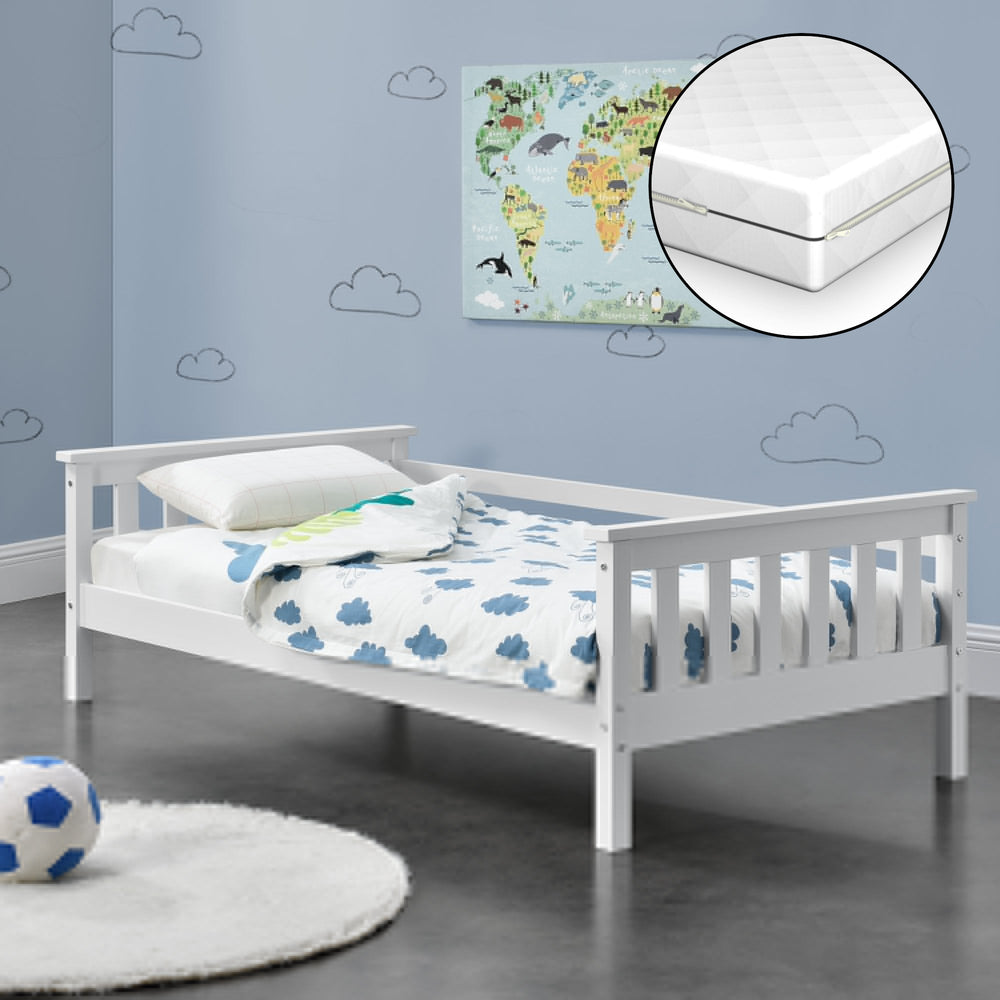 Letto per bambini Nuuk con materasso in schiuma fredda in diversi colori e misure [en.casa] - premiumXL