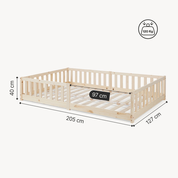 Bodenbett Tanna [en.casa]