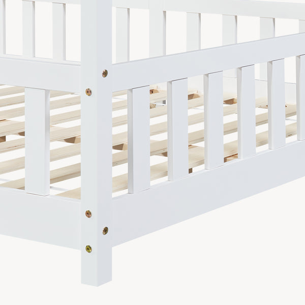 Letto per Cameretta Treviolo a Forma di Casetta in Stile Montessori [en.casa]