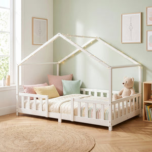 Letto per Cameretta Treviolo a Forma di Casetta in Stile Montessori [en.casa]