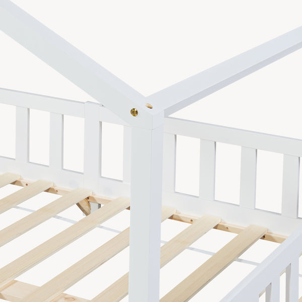 Letto per Cameretta Treviolo a Forma di Casetta in Stile Montessori [en.casa]