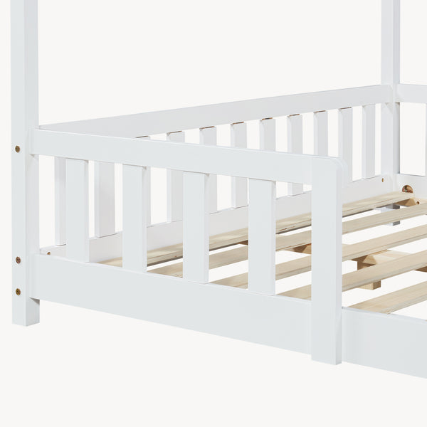 Letto per Cameretta Treviolo a Forma di Casetta in Stile Montessori [en.casa]