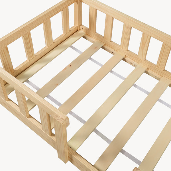 Letto per Cameretta Treviolo a Forma di Casetta in Stile Montessori [en.casa]