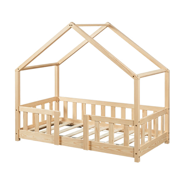 Letto per Cameretta Treviolo a Forma di Casetta in Stile Montessori [en.casa]