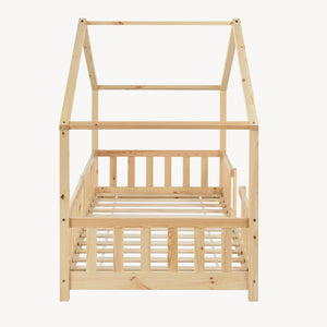 Letto per Cameretta Treviolo a Forma di Casetta in Stile Montessori [en.casa]