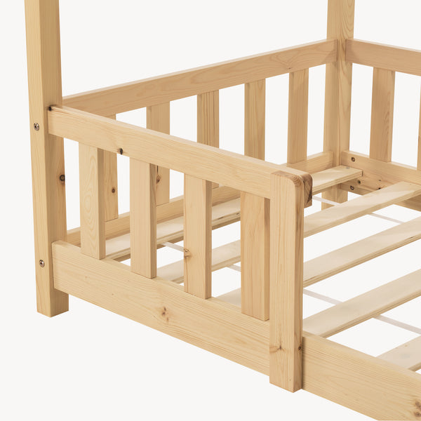 Letto per Cameretta Treviolo a Forma di Casetta in Stile Montessori [en.casa]