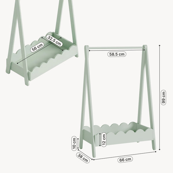 Portemanteau pour enfants Vestnes 99 x 66 x 38 cm [en.casa]