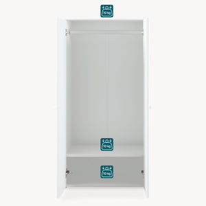 Armoire Beldinupp 123x60x40 cm [en.casa]