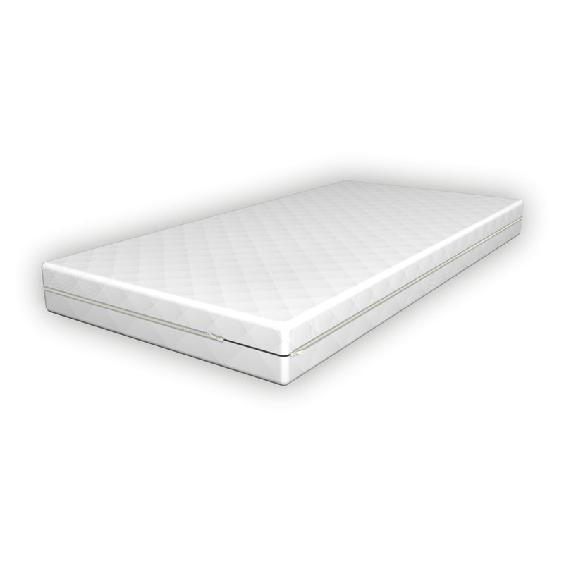 Croquis coté Matelas enfant en mousse froide blanc [neu.haus]