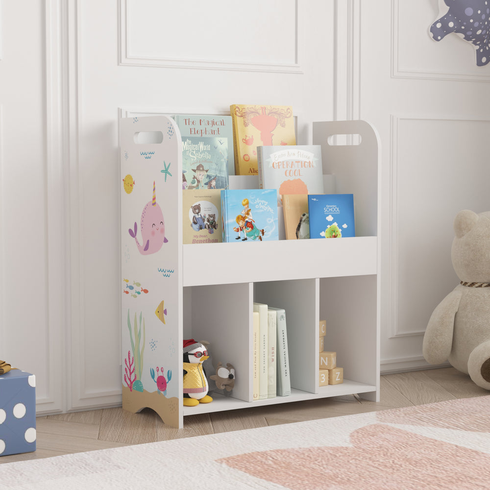 Étagère enfant Røyrvik 75 x 62 x 29 cm [en.casa]