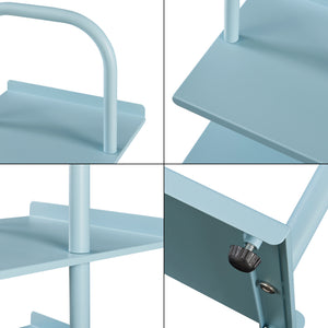 Scarpiera Poytya per Cameretta Scaffale in Acciaio 96x30x27 cm - [en.casa]