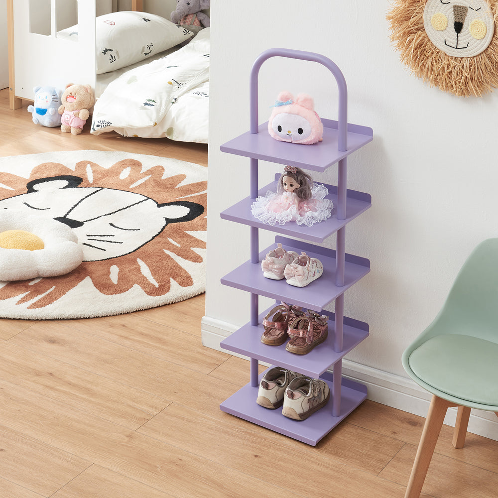 Étagère à chaussures pour enfants Poytya acier [en.casa] 