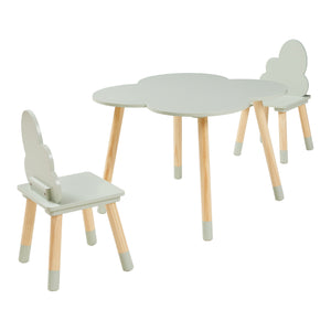 Kindersitzgruppe Epim mit Wolkendesign [en.casa]