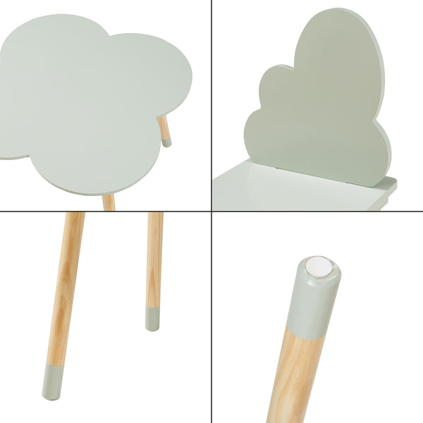 Kindersitzgruppe Epim mit Wolkendesign [en.casa]