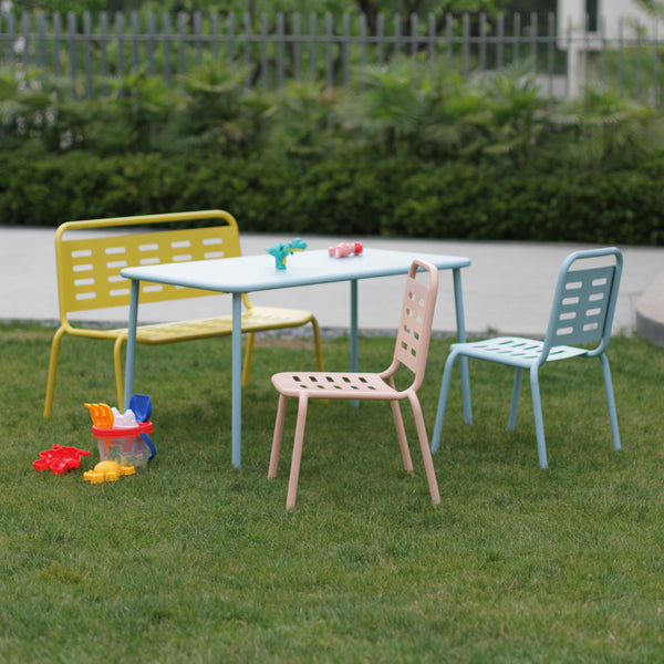 Kindersitzgruppe Etroubles Stahl Mehrfarbig [casa.pro]