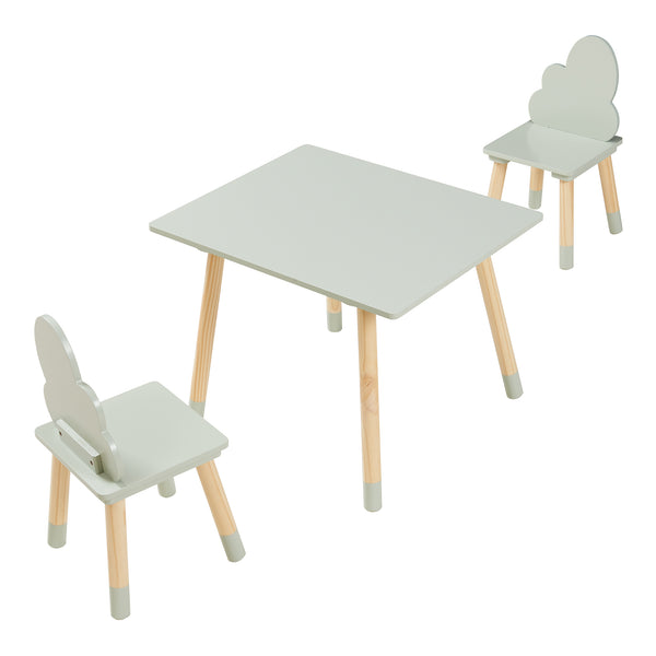 Ensemble de table et 2 chaises pour enfants Hovle [en.casa]
