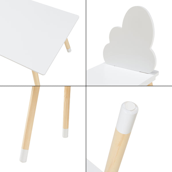 Ensemble de table et 2 chaises pour enfants Hovle [en.casa]