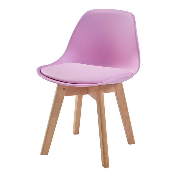 Set de 2 chaises pour enfants Elvdal rembourré en similicuir PU plastique hêtre [en.casa]