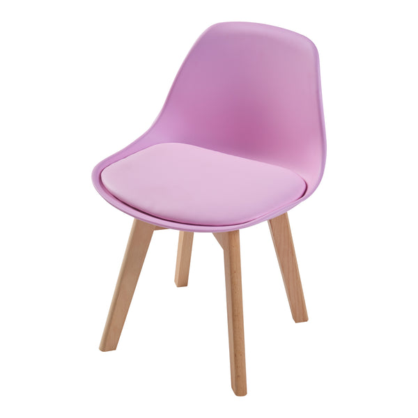 Set de 2 chaises pour enfants Elvdal rembourré en similicuir PU plastique hêtre [en.casa]