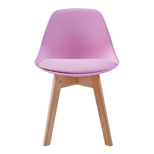 Set de 2 chaises pour enfants Elvdal rembourré en similicuir PU plastique hêtre [en.casa]