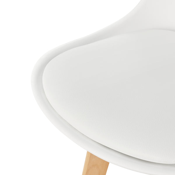 Set de 2 chaises pour enfants Elvdal rembourré en similicuir PU plastique hêtre [en.casa]