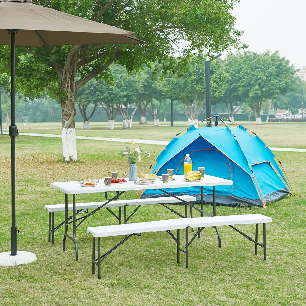 Table pliante Ljusnarsberg en plastique [en.casa] - premiumXL