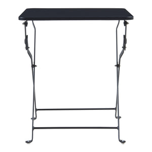 Table pliante Vegårshei acier 45 x 40 x 40 cm [en.casa]